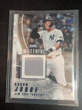 Aaron Judge- 2025 Topps Update Series - Major League Material #MMU-AJ (MEM)